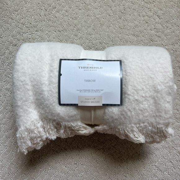 Studio McGee Cream Throw Blanket - Picture 1 of 3